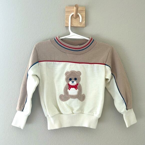 Vintage Healthtex Teddy Crewneck Sweater | 4T - Picture 1 of 6
